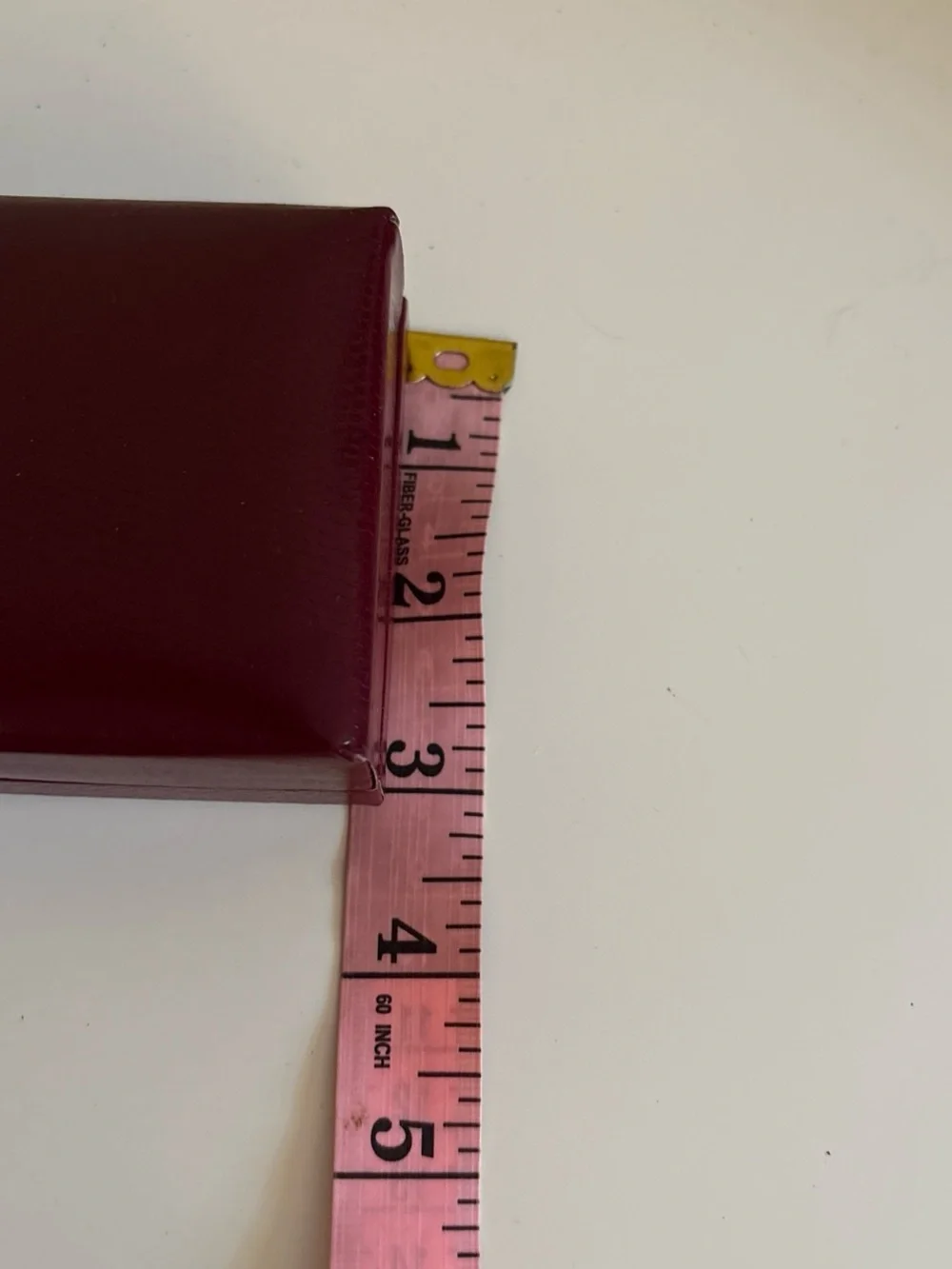 Longines Red Velvet Watch Presentation Box vintage 1960